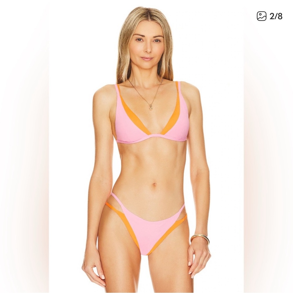 LSPACE Finneas Bikini Top & Billie Bikini Bottom NWT SMALL